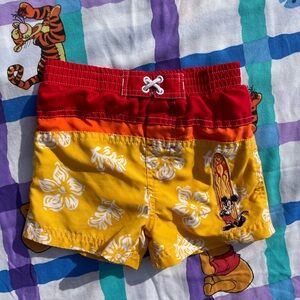 Mickey Mouse surf swim trunks 12 months